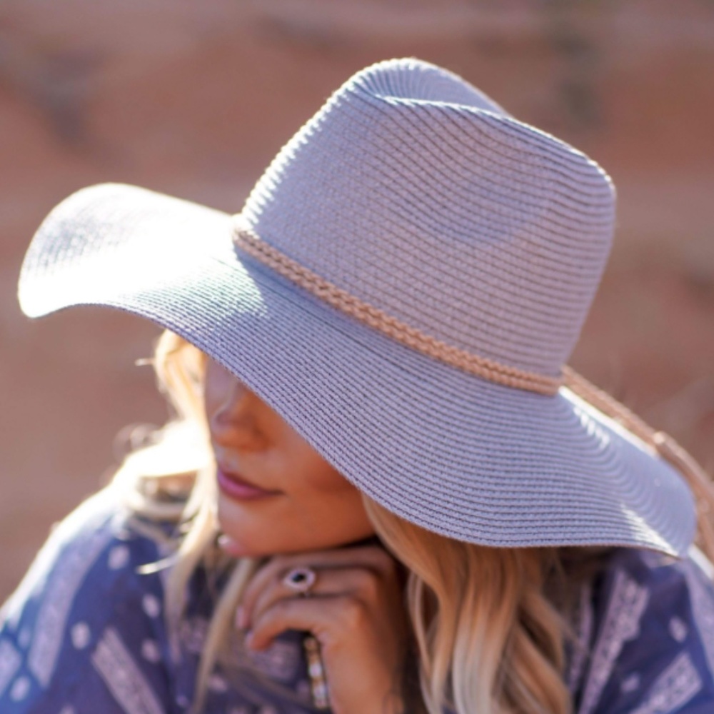 Cute Black Three Bird Nest Straw Hat Boho
